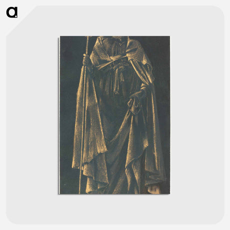 アートポストカード-Angelus Ministrans - エドワード バーン ジョーンズ Postcard.