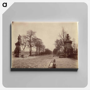 アートパネル-Juvisy, les belles fontaines
 - ウジェーヌ アジェ Canvas.