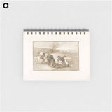 Another way of hunting on foot, plate two from The Art of Bullfighting by Francisco José de Goya y Lucientes - フランシスコ デ ゴヤ Memo.