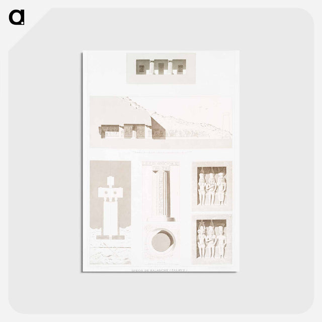 アートポストカード-Temple of Kalabsha
 - エジプト美術史 Postcard.
