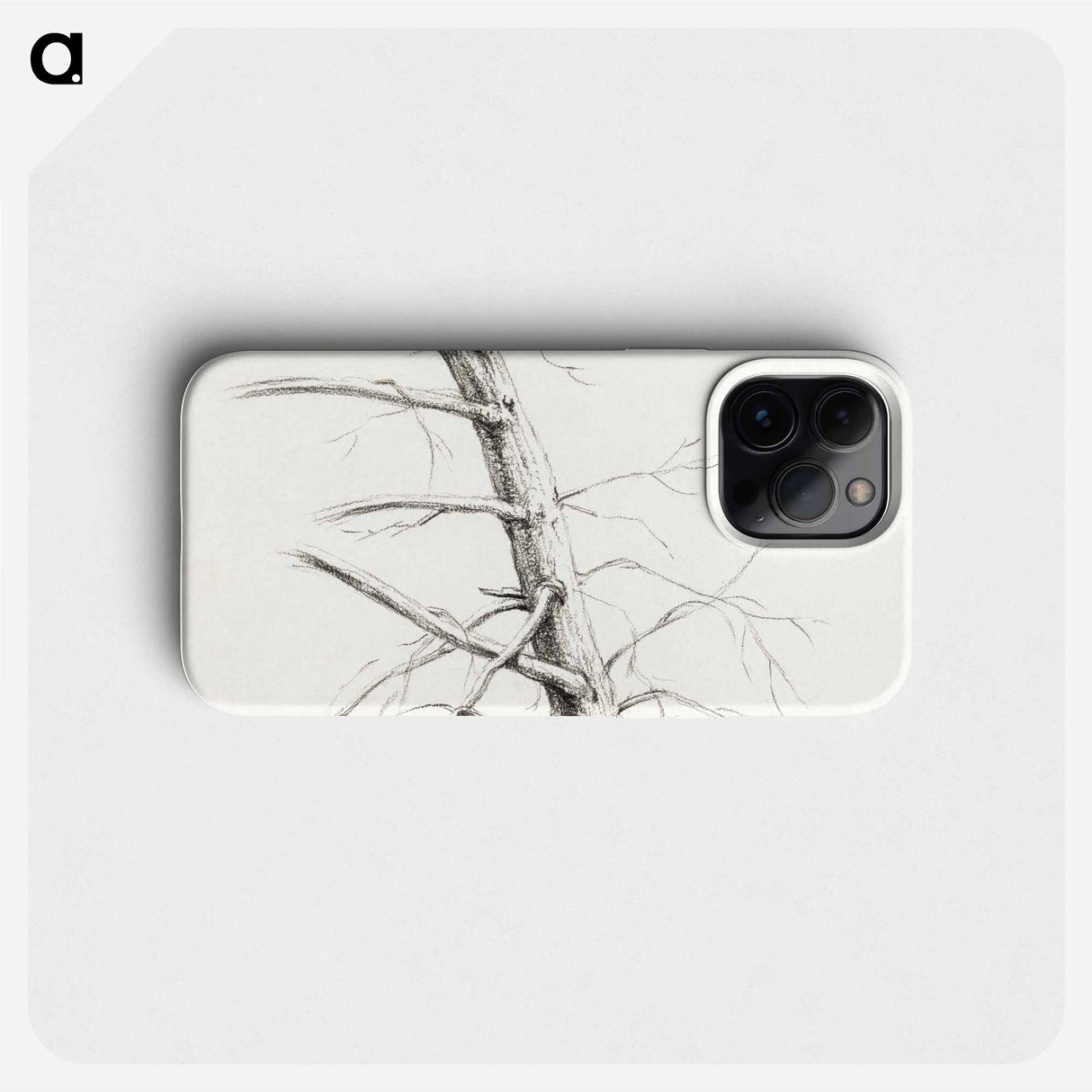 Study of a tree - Jean Bernard Phone Case.