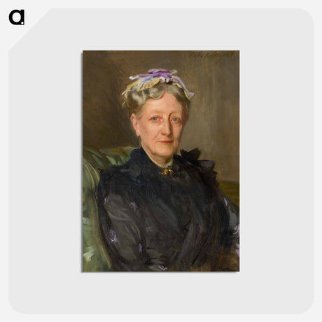 アートポストカード-Mary Eliza Mead by John Singer Sargent - ジョン シンガー サージェント Postcard.