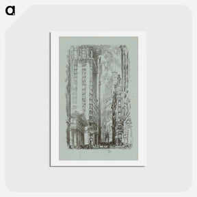 アートポストカード-Pine Street
 - ジョセフ ペネル Postcard.
