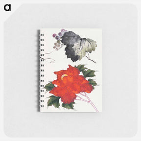アートメモ帳-Japanese flower, Album of Sketches - 葛飾 北斎 Memo.