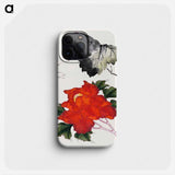 Japanese flower, Album of Sketches - Katsushika Hokusai Phone Case.