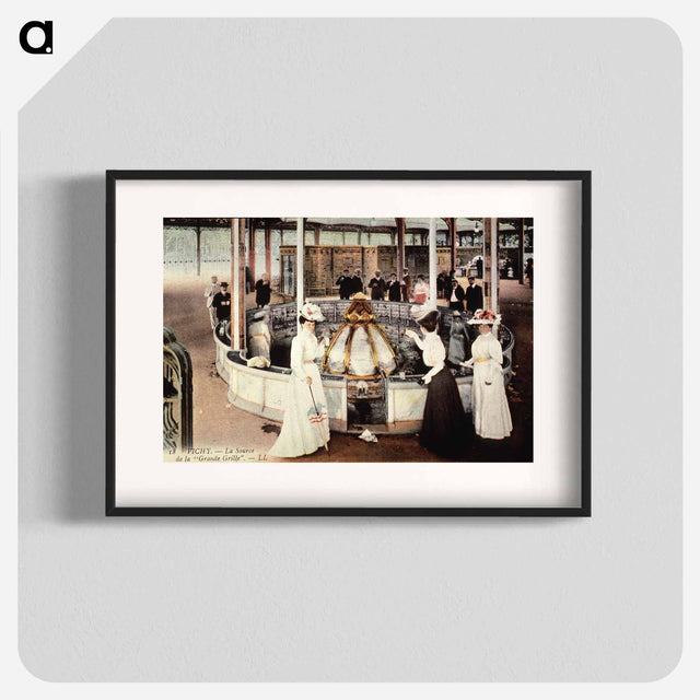 アートポスター-La Source de la Grande Grille, Vichy
 - 国立医学図書館 Poster.