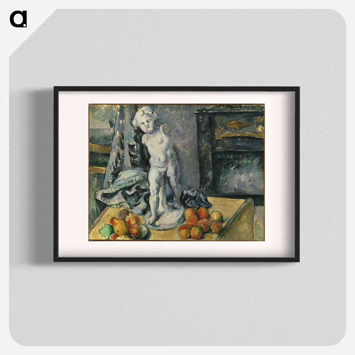 Still Life with Plaster Cupid - Paul Cezanne Poster.