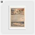 アートポストカード-Jerusalem, Plate 11, "To labours mighty...." - ウィリアム ブレイク Postcard.