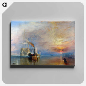 アートパネル-The Fighting Temeraire tugged to her last berth to be broken up - ウィリアム ターナー Canvas.