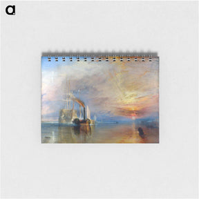 アートメモ帳-The Fighting Temeraire tugged to her last berth to be broken up - ウィリアム ターナー Memo.