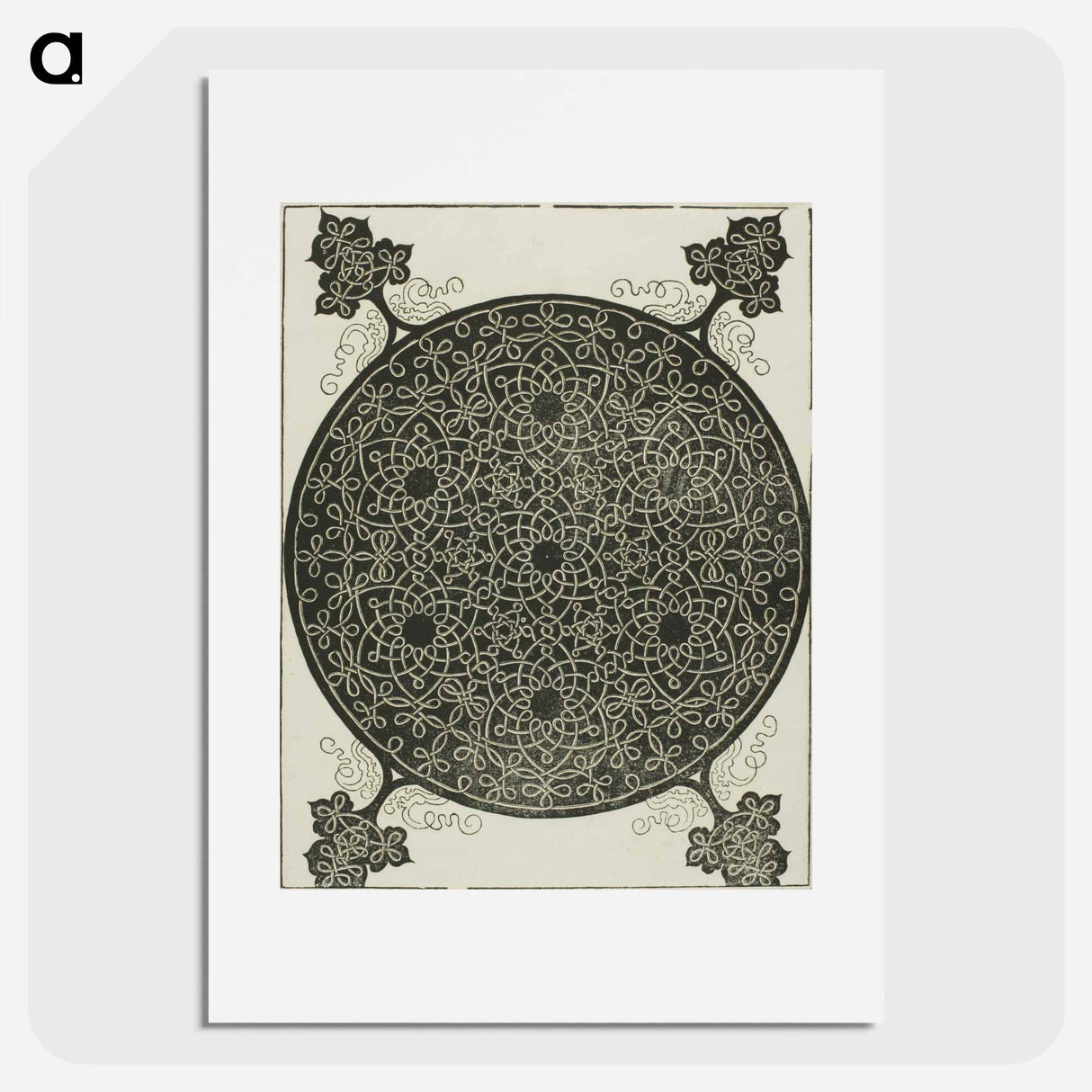 The Sixth Knot - アルブレヒト デューラー Poster.