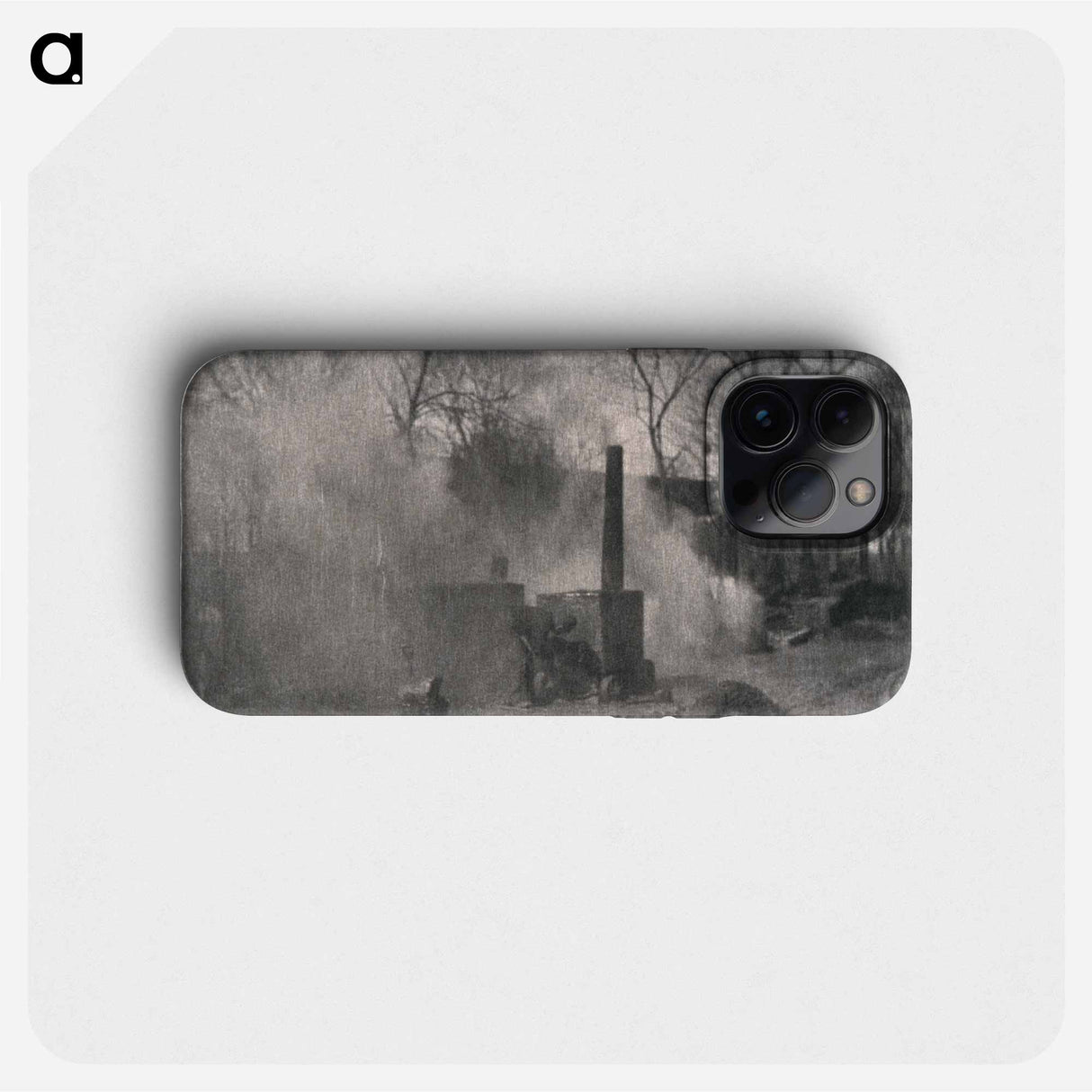 Asphalt Paver, NY - アルフレッド スティーグリッツ Phone Case.