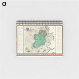 Irish Free State & Northern Ireland - アンティーク地図 Memo.