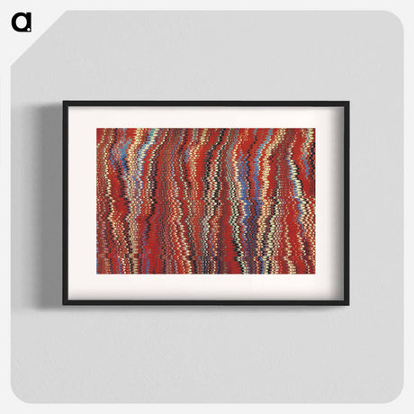 アートポスター-Glitch Pattern Background
 - 大英図書館 Poster.