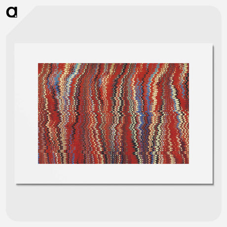 アートポスター-Glitch Pattern Background
 - 大英図書館 Poster.