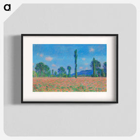 アートポスター-Poppy Field, Giverny - クロード モネ Poster.