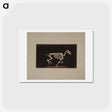 アートポストカード-Running Horse Skeleton
 - エドワード マイブリッジ Postcard.
