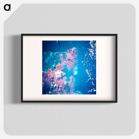 アートポスター-Indian Ocean from Space Shuttle Columbia
 - 上空からの地球 Poster.