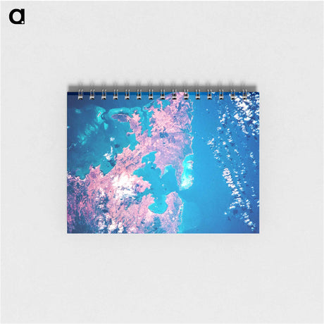 アートメモ帳-Indian Ocean from Space Shuttle Columbia
 - 上空からの地球 Memo.