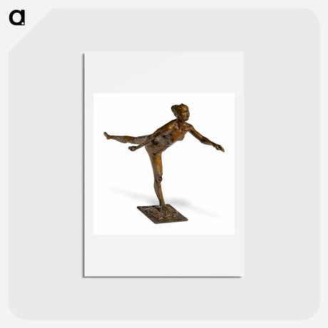 アートポストカード-Arabesque - エドガー ドガ Postcard.