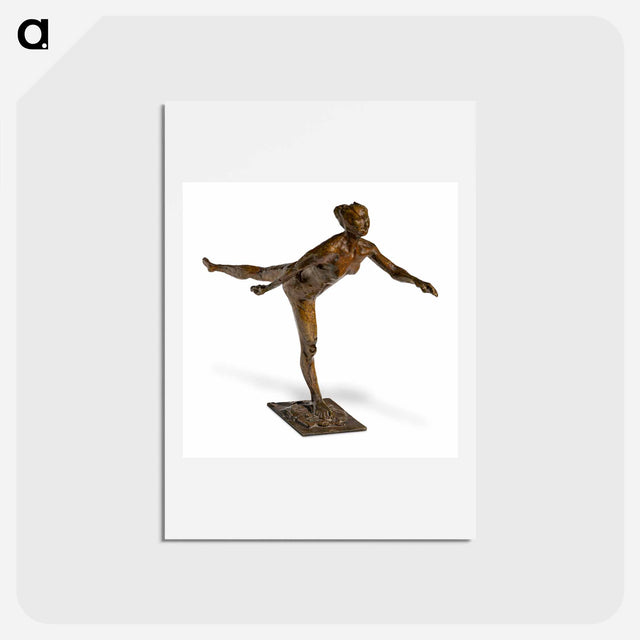 アートポストカード-Arabesque - エドガー ドガ Postcard.