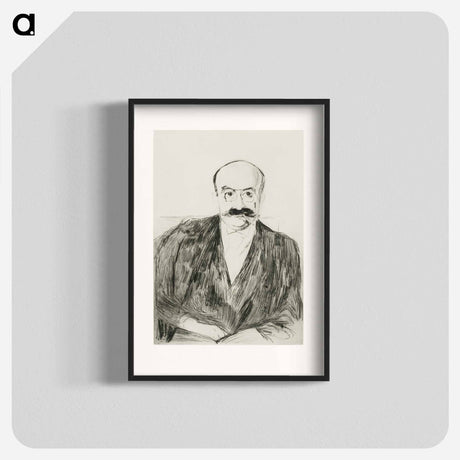 アートポスター-Dr. Max Asch - エドヴァルド ムンク Poster.