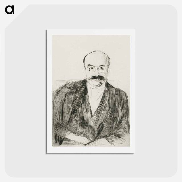 アートポストカード-Dr. Max Asch - エドヴァルド ムンク Postcard.