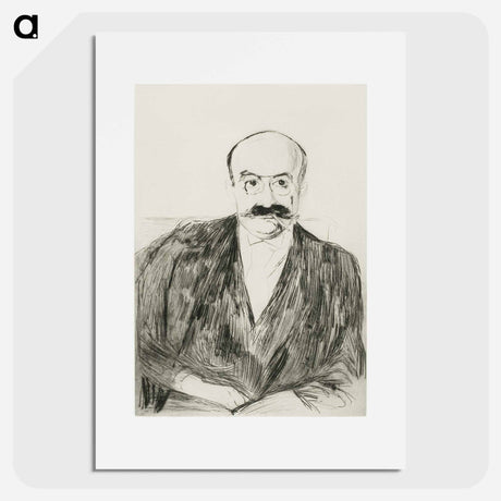 アートポスター-Dr. Max Asch - エドヴァルド ムンク Poster.