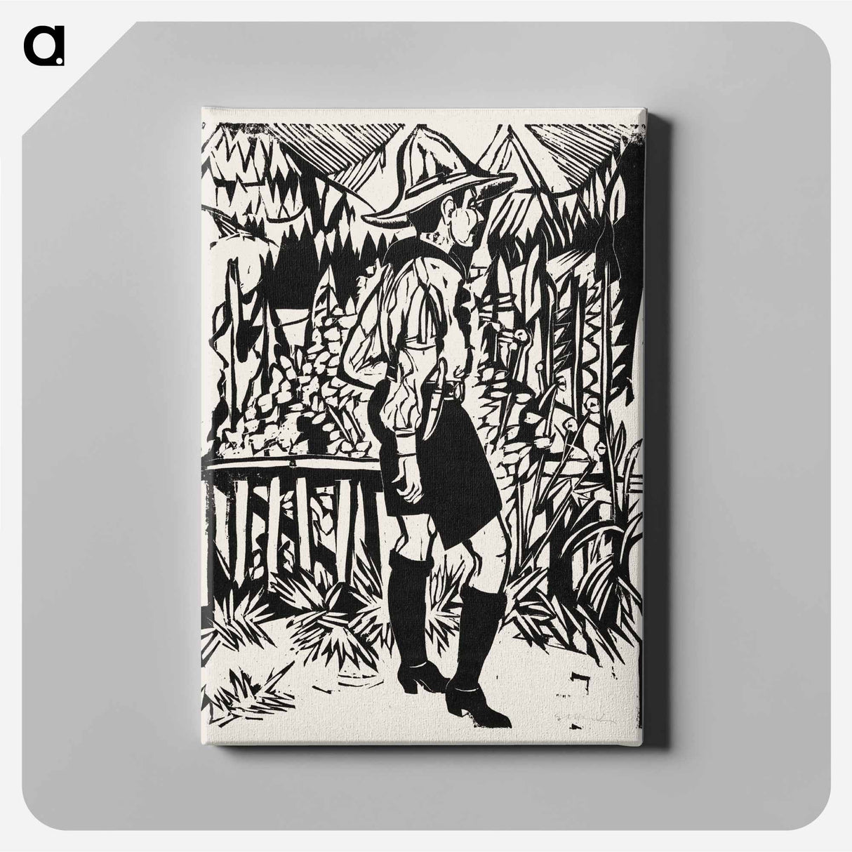 アートパネル-Der Pfadfinder - エルンスト ルートヴィヒ キルヒナー Canvas.