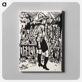 アートパネル-Der Pfadfinder - エルンスト ルートヴィヒ キルヒナー Canvas.