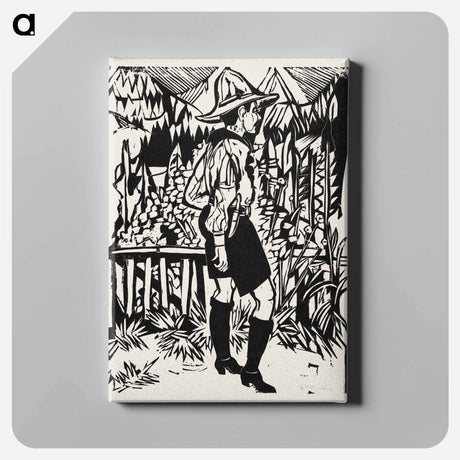アートパネル-Der Pfadfinder - エルンスト ルートヴィヒ キルヒナー Canvas.