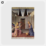 アートポストカード-Annunciation - フラ アンジェリコ Postcard.