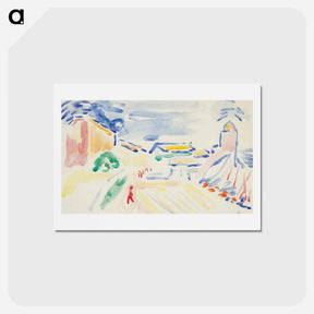 アートポストカード-Paysage De Collioure - アンリ マティス Postcard.