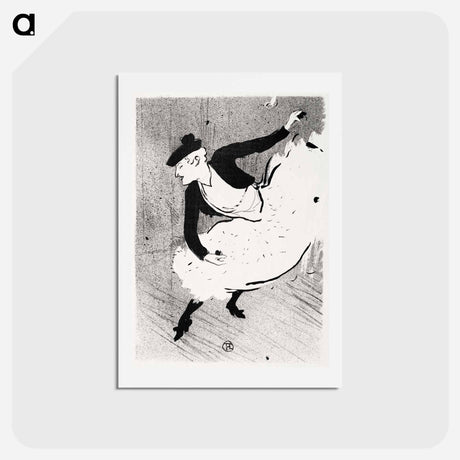 アートポストカード-Edmée Lescot - アンリ ド トゥールーズ ロートレック Postcard.