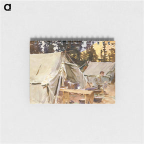 アートメモ帳-Camp at Lake O'Hara - ジョン シンガー サージェント Memo.