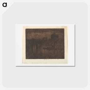 アートポストカード-Mist of the Thames
 - ジョセフ ペネル Postcard.