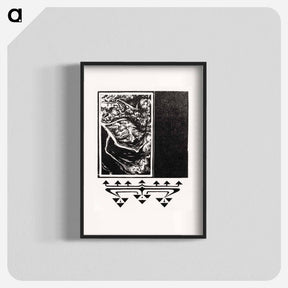 アートポスター-Woodcut ornaments - ユリー デ フラーハ Poster.