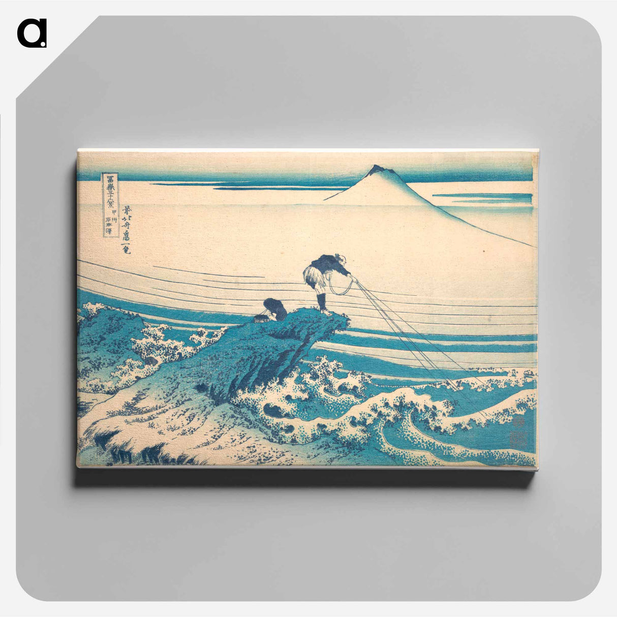 Kajikazawa in Kai Province - Katsushika Hokusai Canvas.