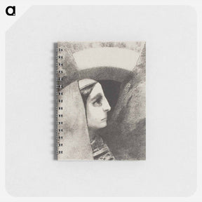 アートメモ帳-Before the Black Sun of Melancholy, Lenore Appears - オディロン ルドン Memo.