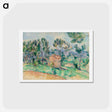 アートポストカード-Hunting Cabin in Provence - ポール セザンヌ Postcard.
