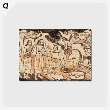 アートポストカード-Change of Residence - ポール ゴーギャン Postcard.