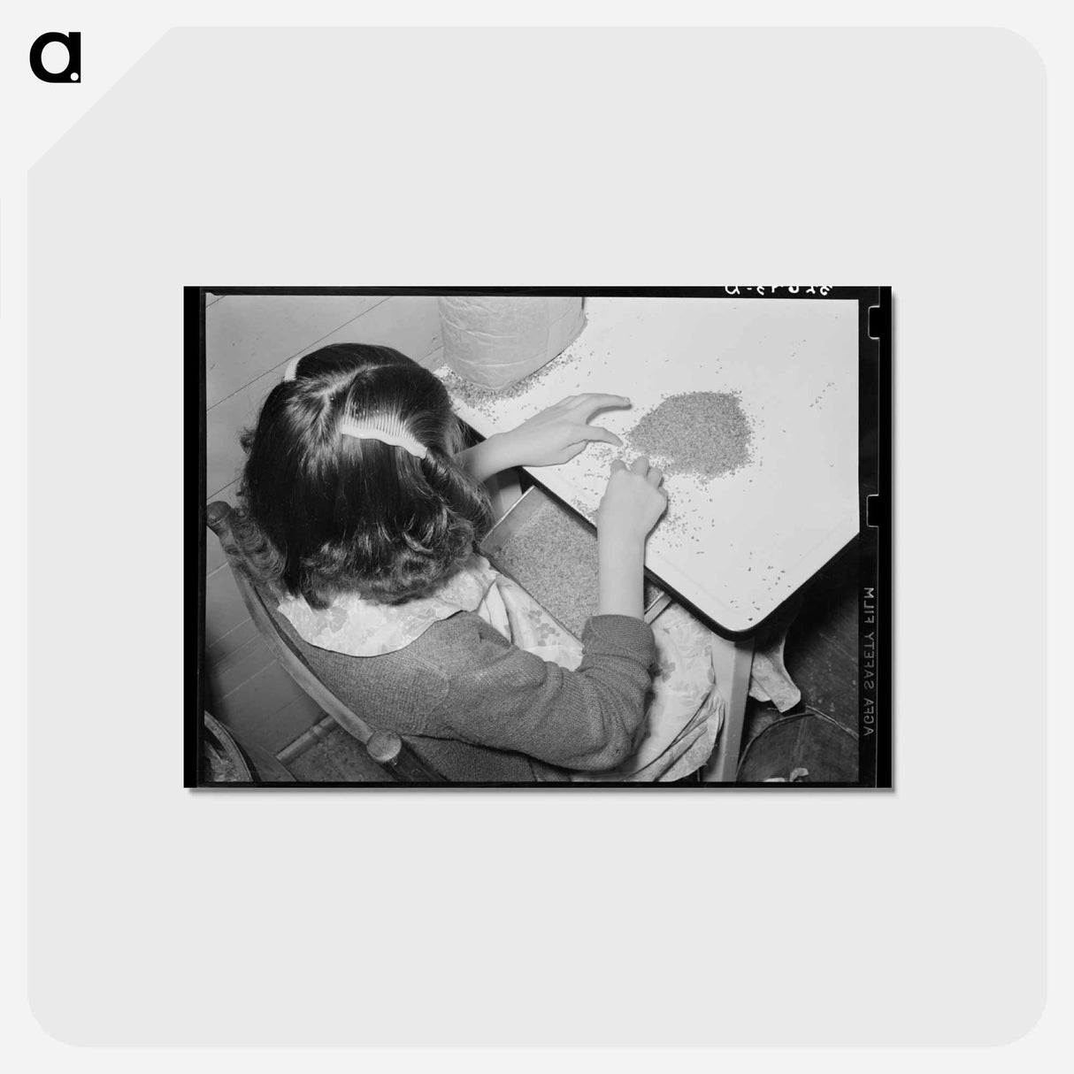 アートポストカード-Shelling Pecans
 - ラッセル リー Postcard.