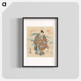 Man met lange pijp - 歌川 国芳 Poster.