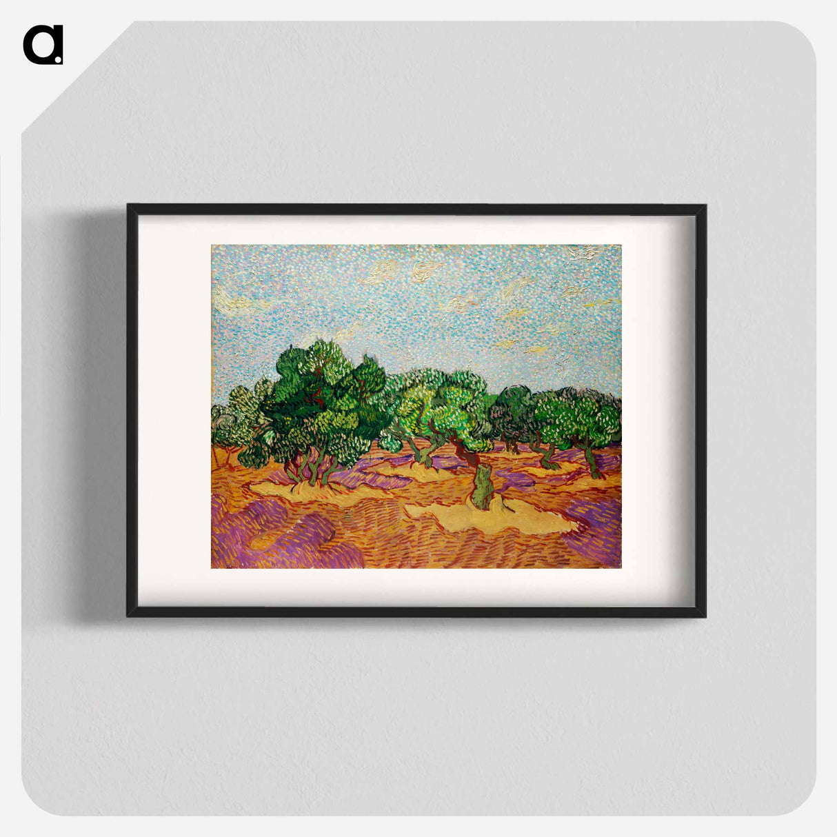 Olive Trees - Vincent van Gogh Poster.