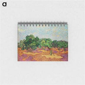 アートメモ帳-Olive Trees - フィンセント ファン ゴッホ Memo.