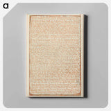 アートパネル-Jerusalem, Plate 61, "Behold: in the Visions of Elohim Jehovah" - ウィリアム ブレイク Canvas.