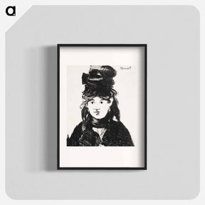 アートポスター-Berthe Morisot (en noir) [Berthe Morisot (In Black)]
 - イェール大学アートギャラリー Poster.
