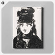 アートパネル-Berthe Morisot (en noir) [Berthe Morisot (In Black)]
 - イェール大学アートギャラリー Canvas.