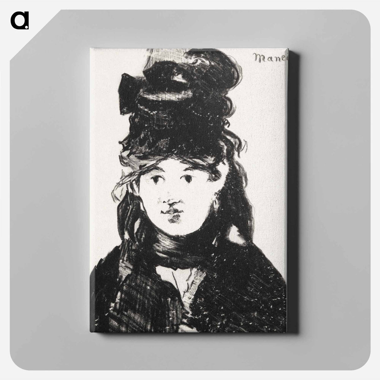 アートパネル-Berthe Morisot (en noir) [Berthe Morisot (In Black)]
 - イェール大学アートギャラリー Canvas.