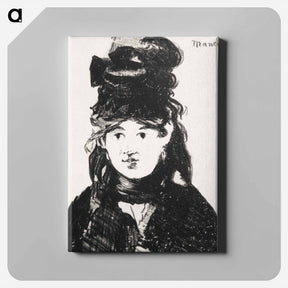 アートパネル-Berthe Morisot (en noir) [Berthe Morisot (In Black)]
 - イェール大学アートギャラリー Canvas.